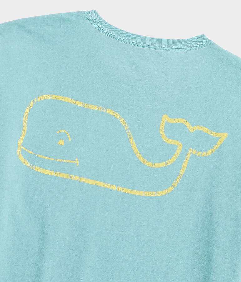 Vintage Whale Long-Sleeve Pocket Tee