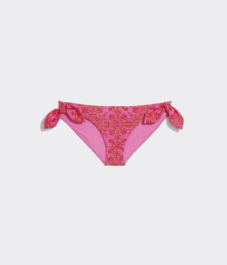 Scarf Print Tie Bikini Bottom