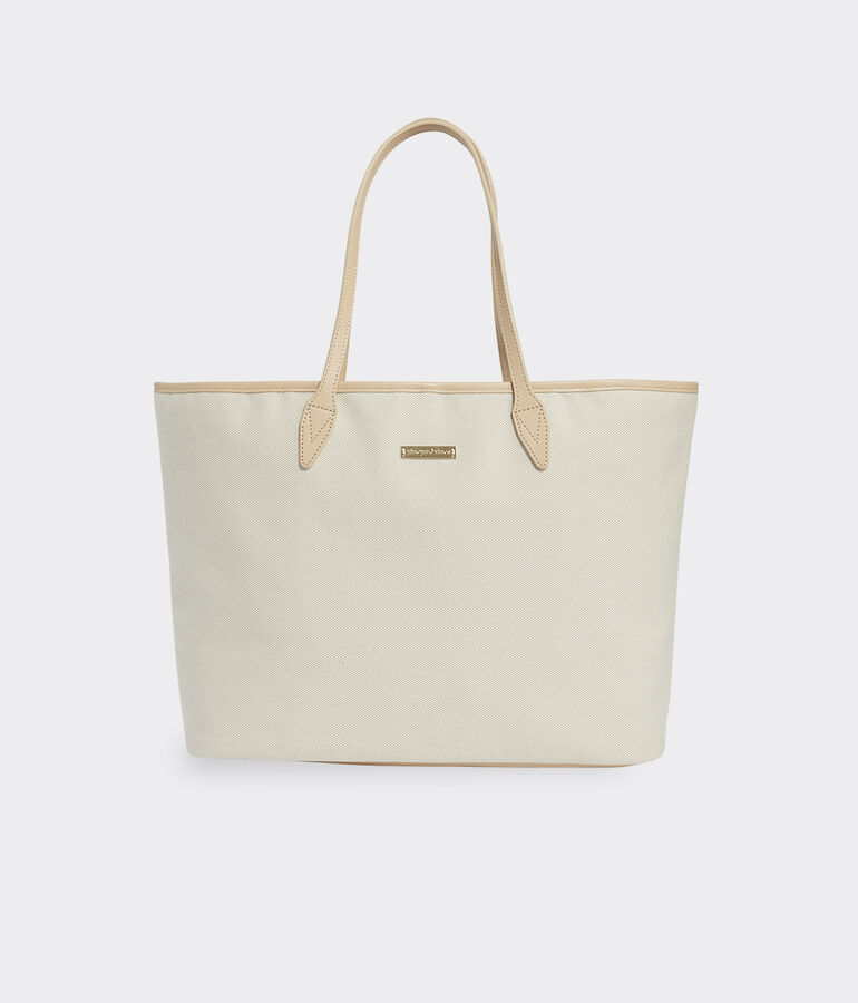 Medium Textured Canvas Tote