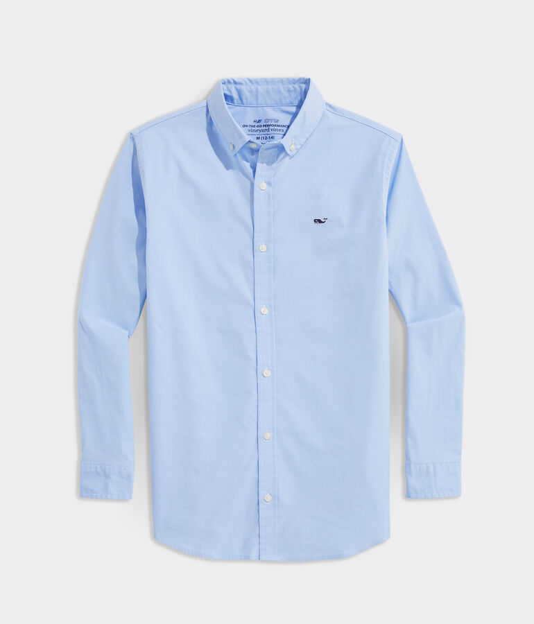 Boys' On-The-Go brrr Solid Shirt