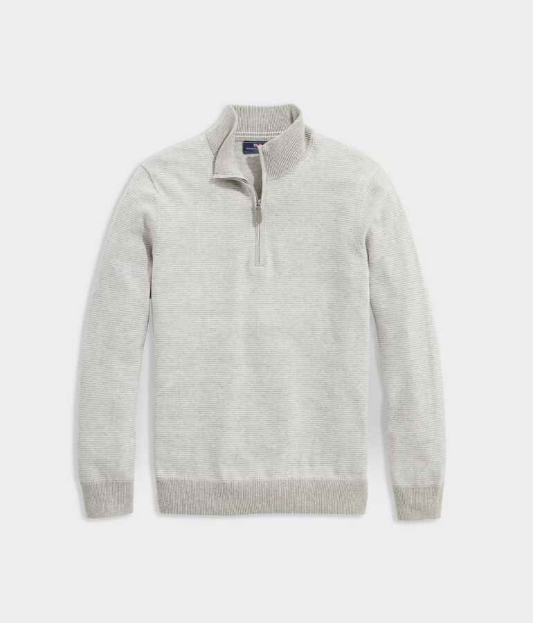 Boathouse Stripe Mock Neck Sweater