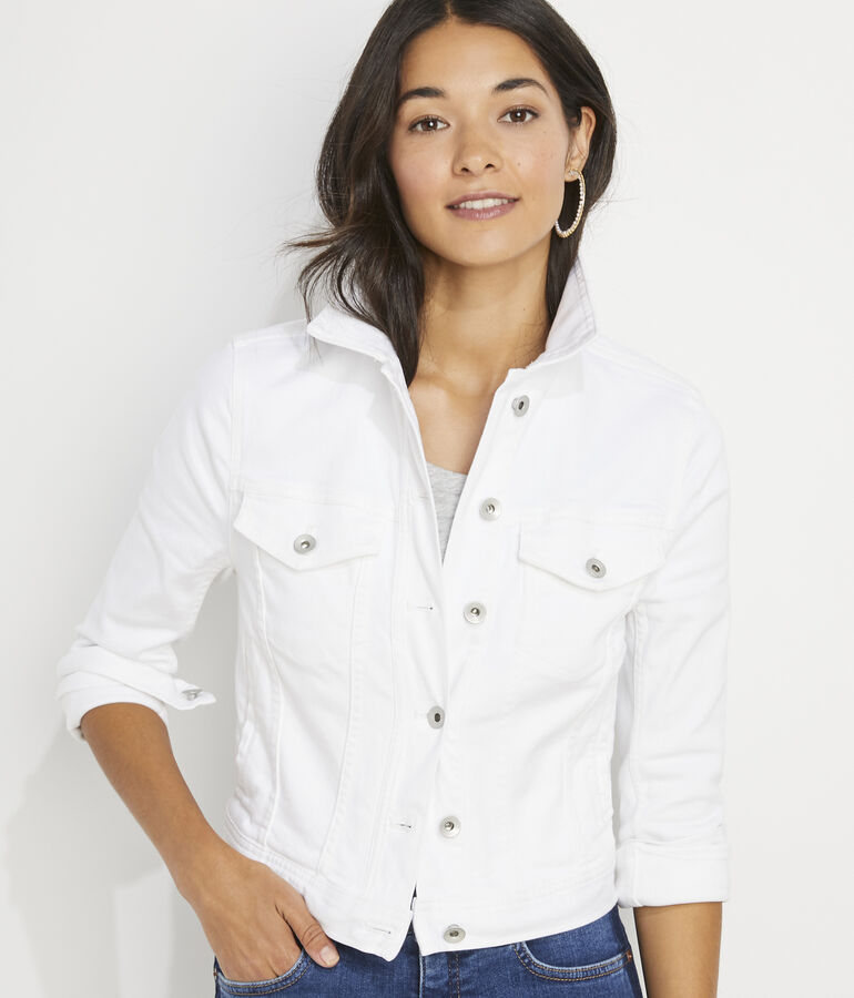 White Jean Jacket