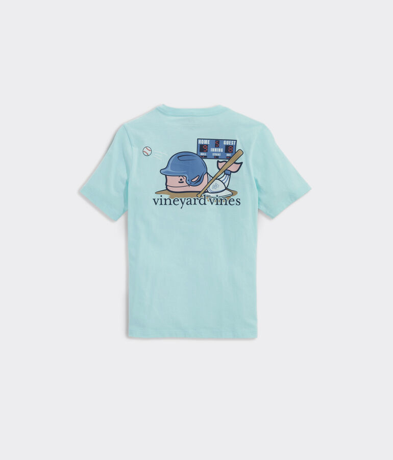 Boys' Baseball Whale Short-Sleeve Pocket Tee