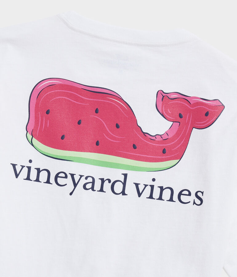 Boys' Watermelon Whale Short-Sleeve Pocket Tee