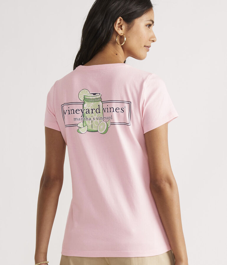 Classic Margarita Logo Box Short-Sleeve Pocket Tee