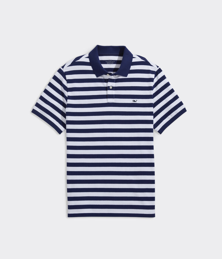 Heritage Striped Pique Polo