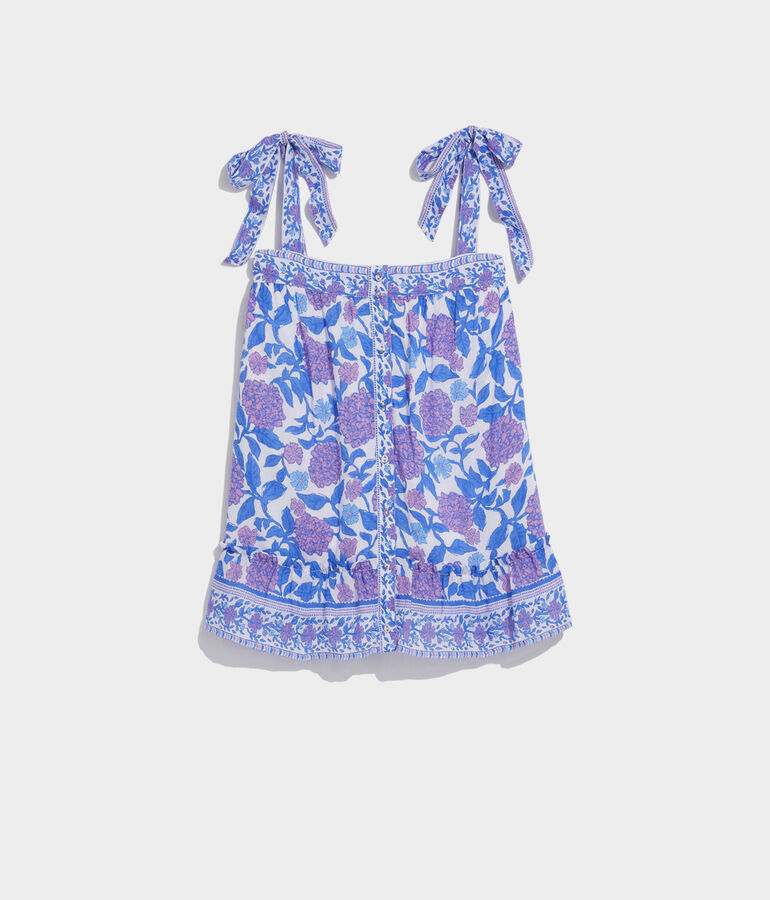 Hydrangea Block Floral Tank