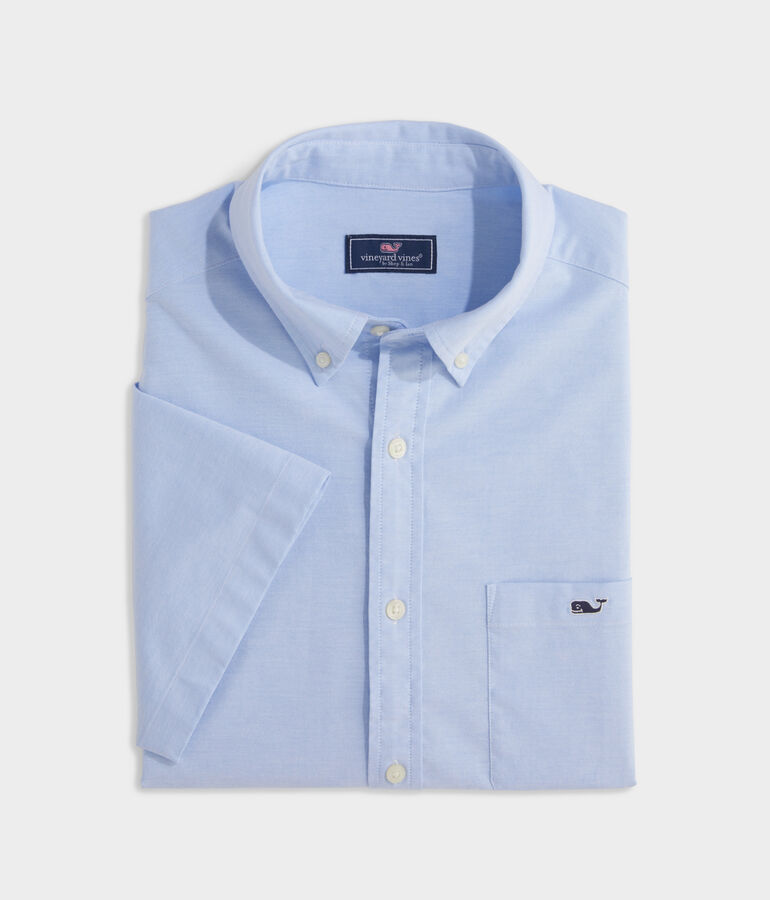 Oxford Short-Sleeve Solid Shirt