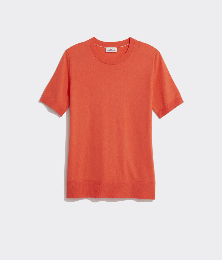 Luxe Short-Sleeve Sweater