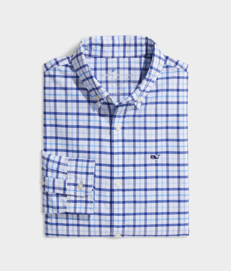 Boys' On-The-Go brrr Plaid Shirt