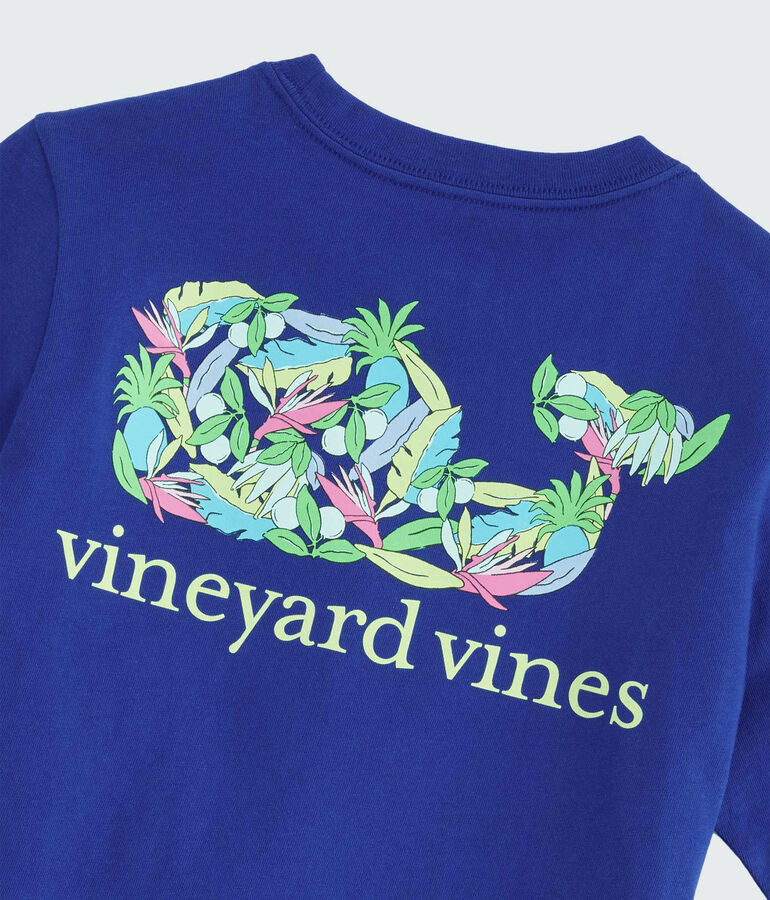 Boys' La Palmeraie Whale Short-Sleeve Pocket Tee