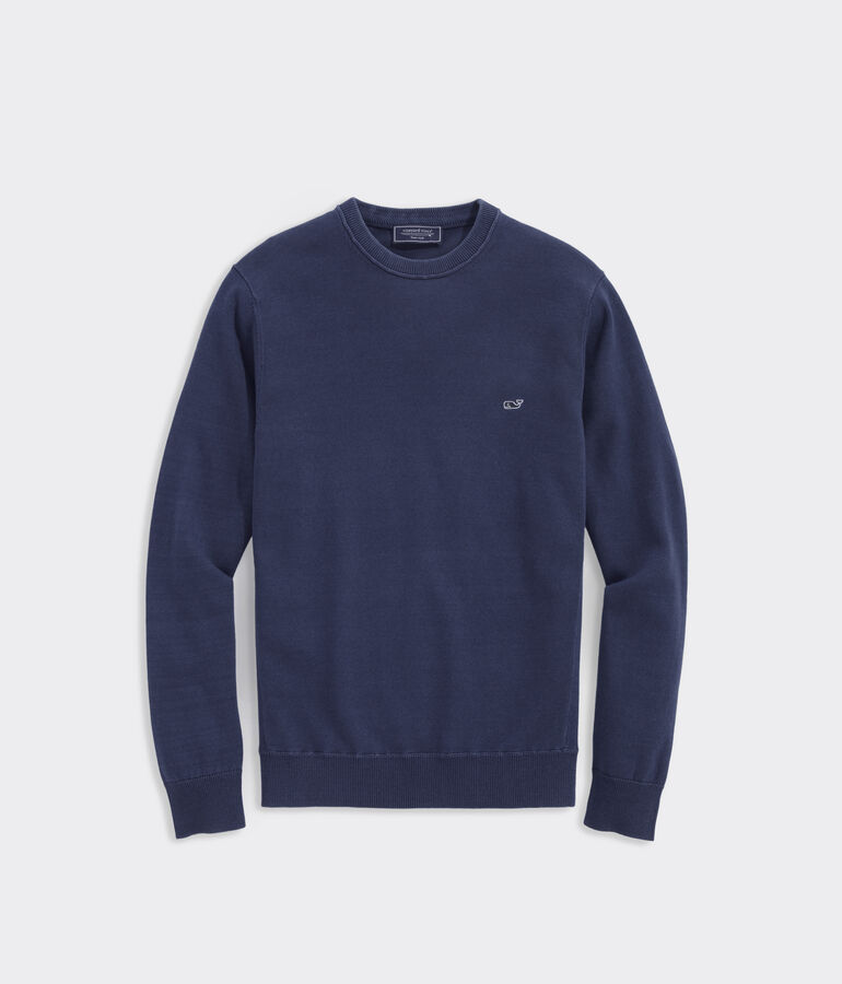 Garment-Dyed Crewneck Sweater