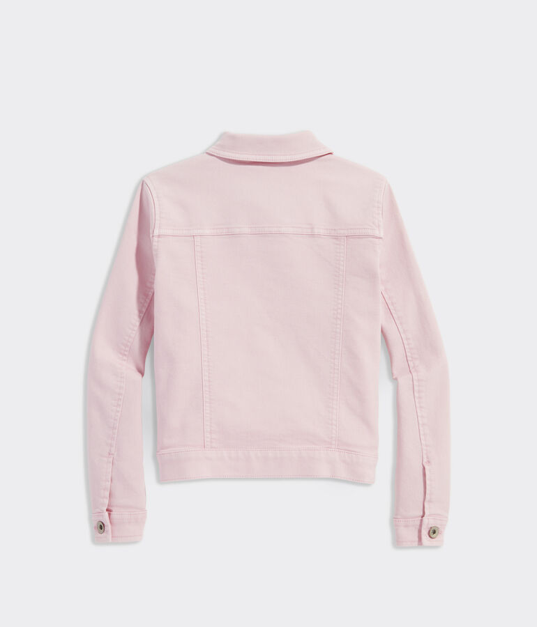 Girls Colored Denim Jacket