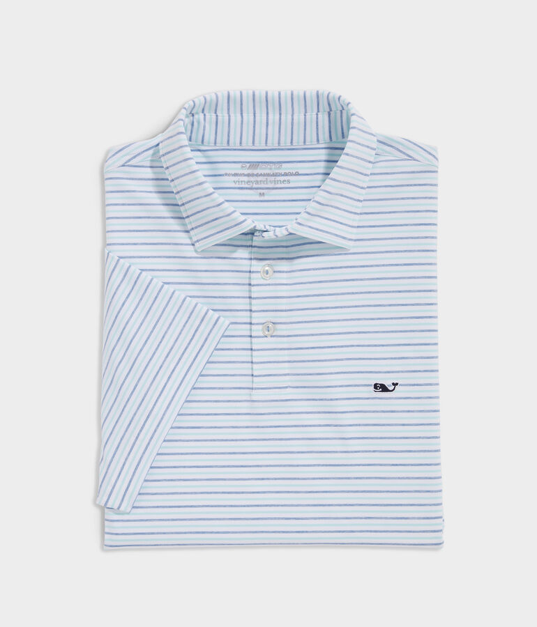 Tri-Color Bradley Stripe Sankaty Polo