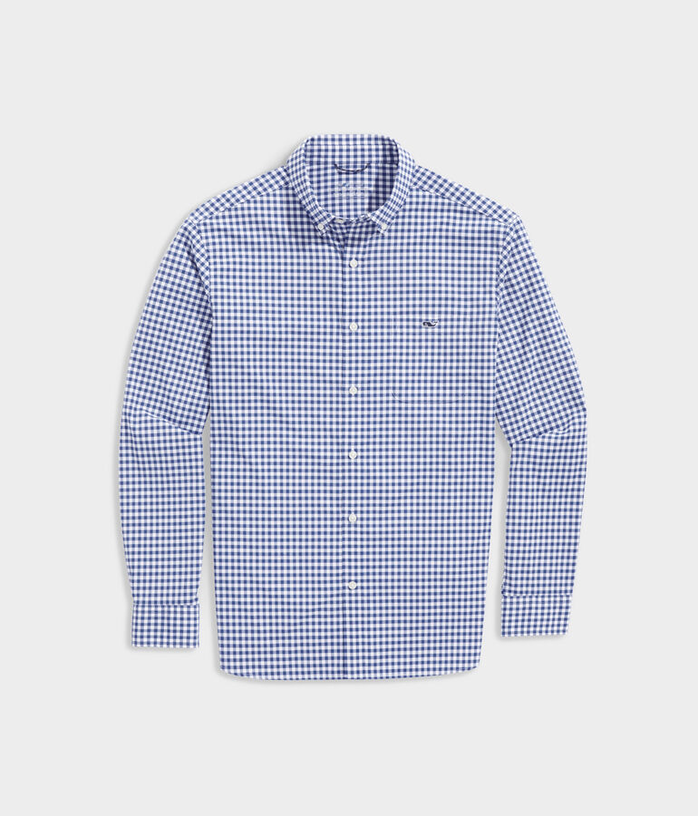 On-The-Go Lightweight Gingham Shirt