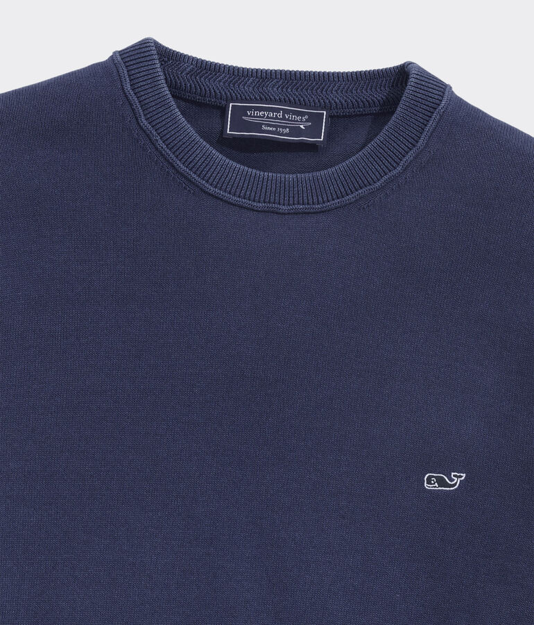 Garment-Dyed Crewneck Sweater