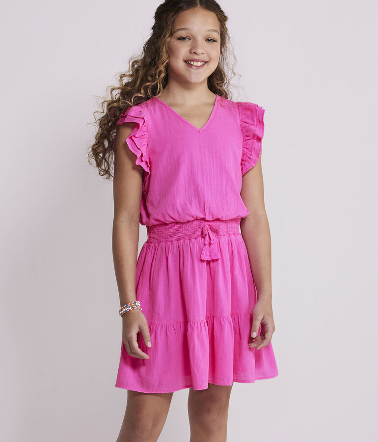Girls' Smocked Waist Dress