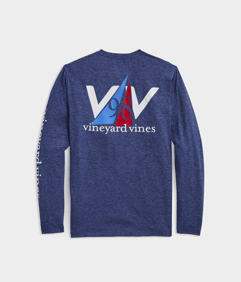 VV Sails Long-Sleeve Harbor Performance Tee