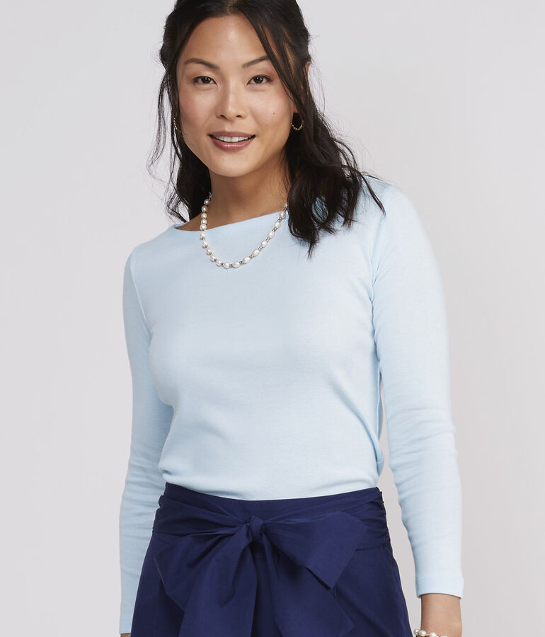 Boatneck Simple Tee