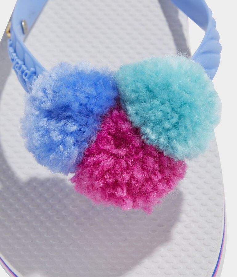 Girls' Rainbow Pop Flip Flops