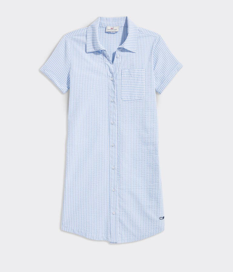 Girls' Striped Harbor Shirt Dress