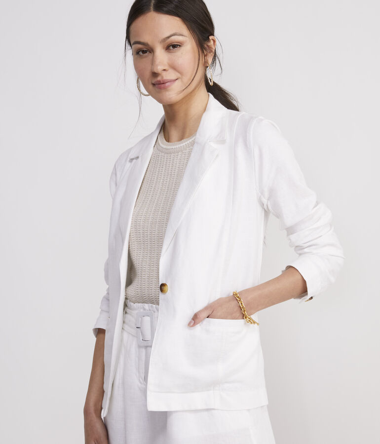 Lightweight Linen Blazer