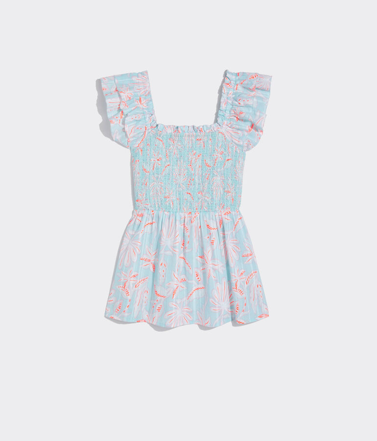 Cay Floral Smocked Top