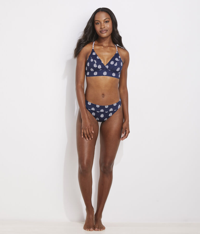 Palm Leaf Reversible Bikini Bottom