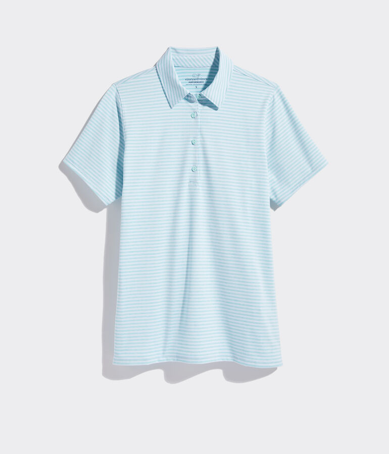 Striped Performance Polo