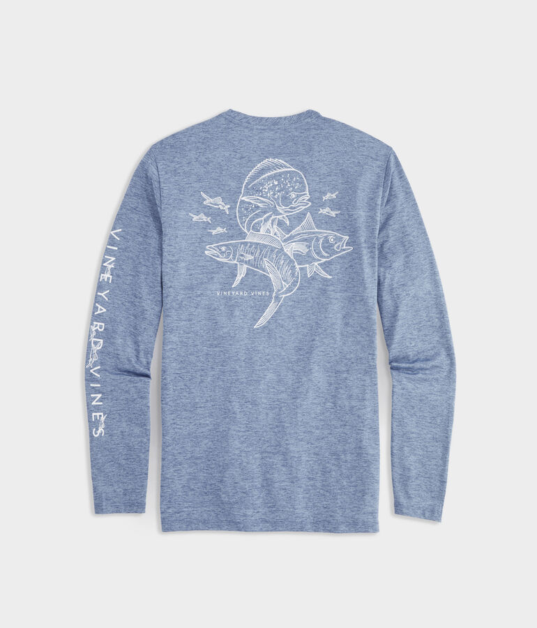Grand Slam Long-Sleeve Harbor Performance Tee