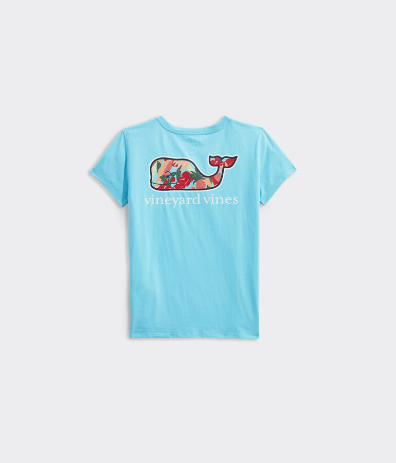 Girls' La Palmeraie Whale Short-Sleeve Pocket Tee