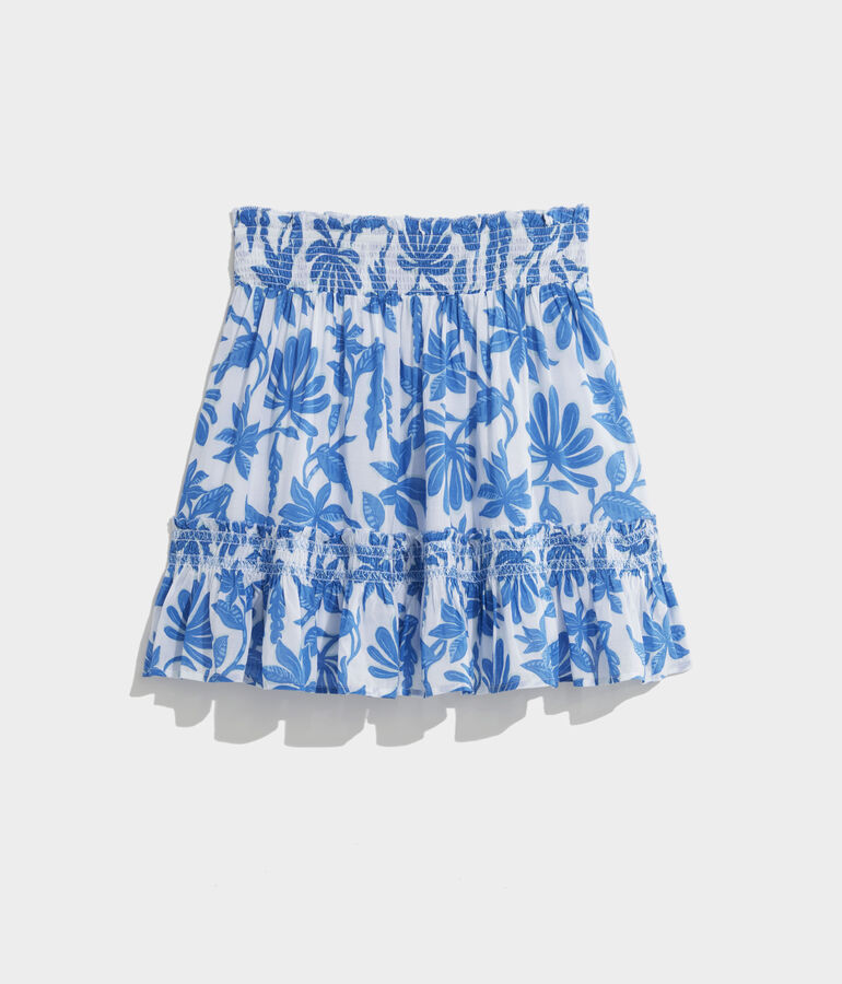 Floral Smocked Skirt