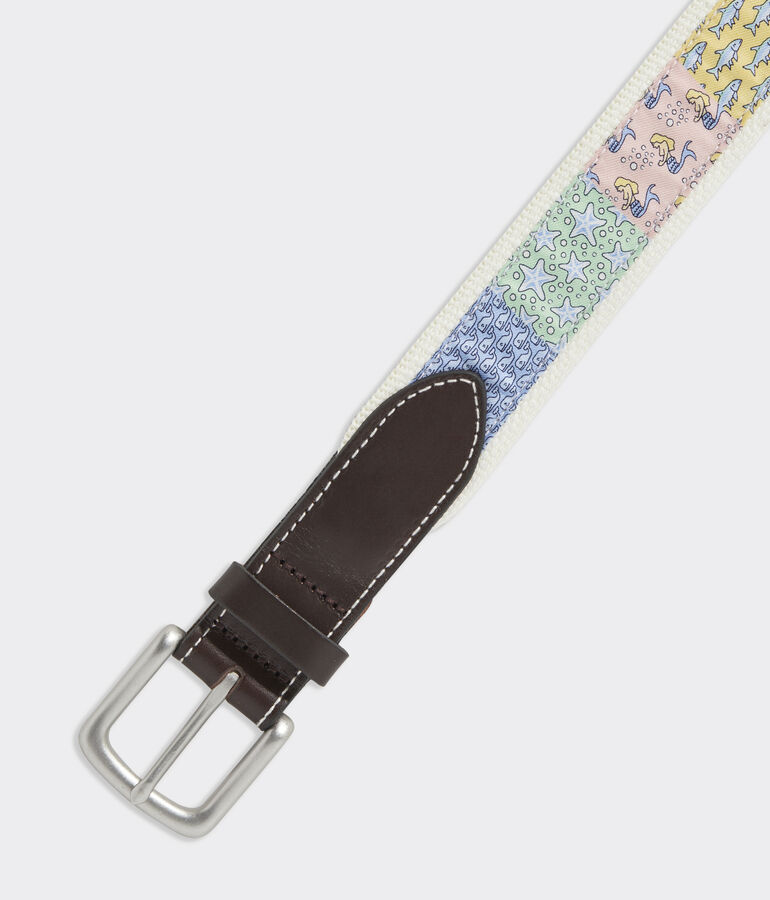Boys' Patchwork Canvas Club Belt