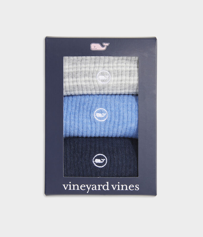 Micro Stripe Athletic Golf Sock 3-Pack