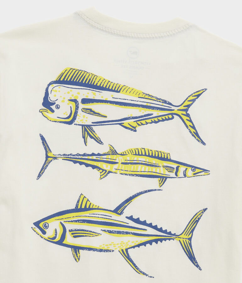 Stacked Fish Short-Sleeve Dunes Tee
