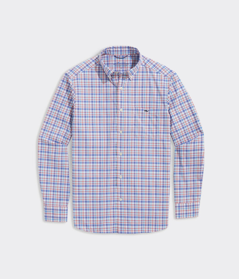 On-The-Go Lightweight Plaid Shirt