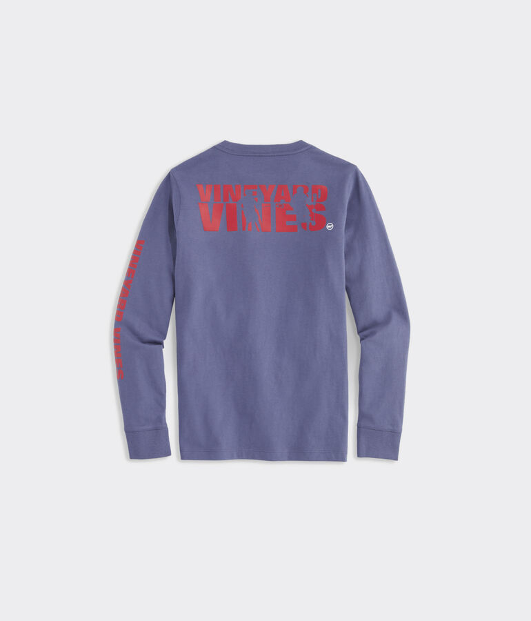 Boys' Lacrosse Knockout Long-Sleeve Pocket Tee
