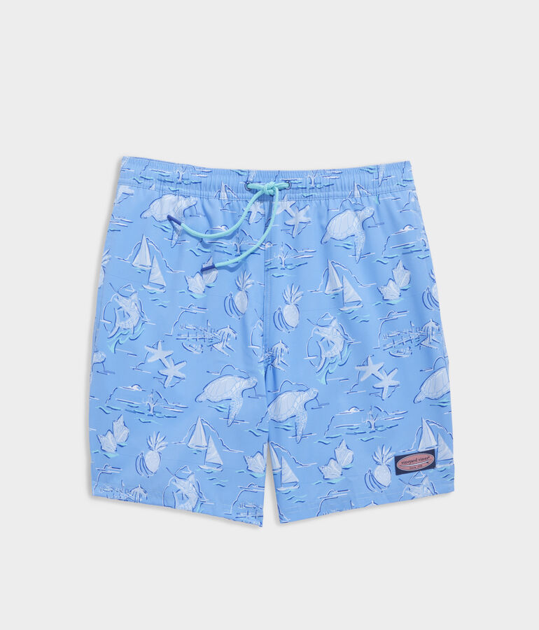 7 Inch Printed Chappy Trunks