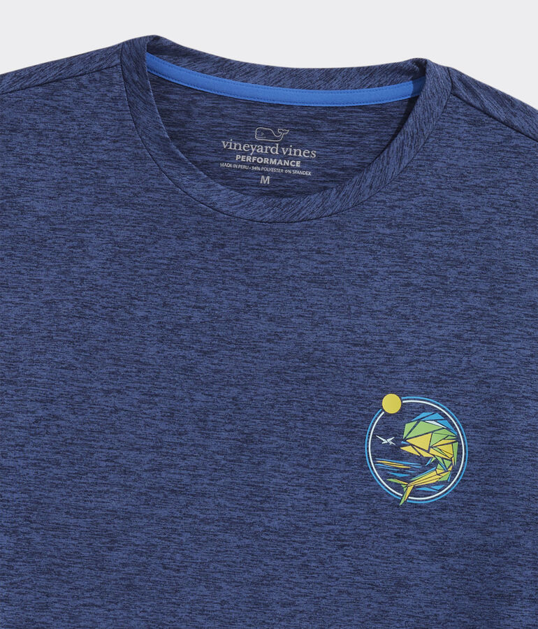 Mosaic Mahi Long-Sleeve Harbor Performance Tee