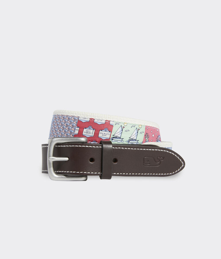 Boys' Patchwork Canvas Club Belt