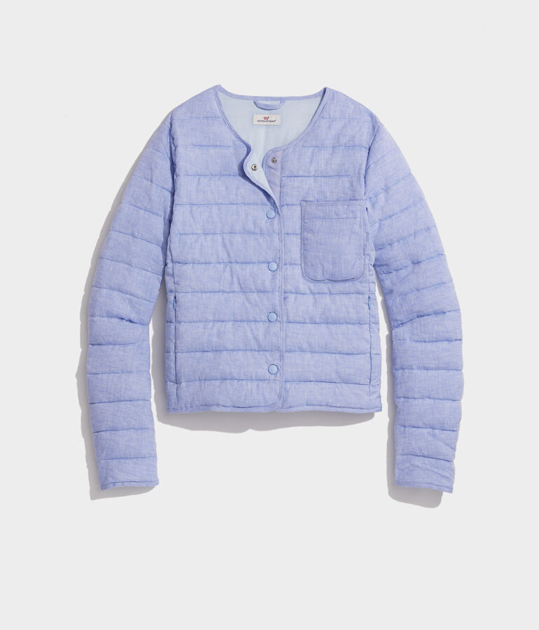 Lightweight Linen Puffer
