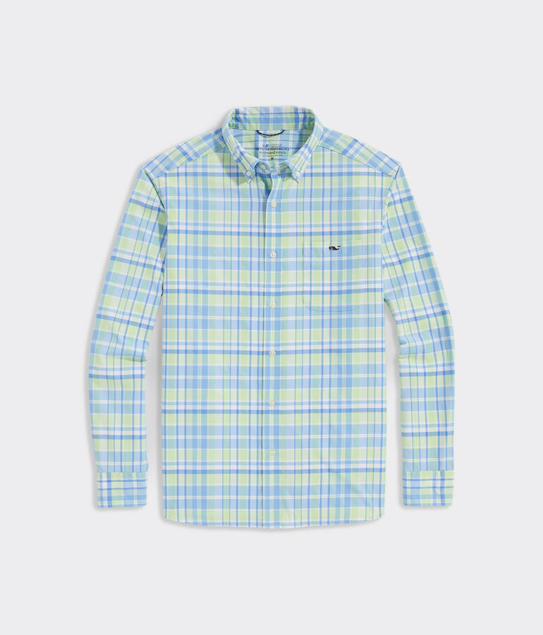 On-The-Go Lightweight Plaid Shirt