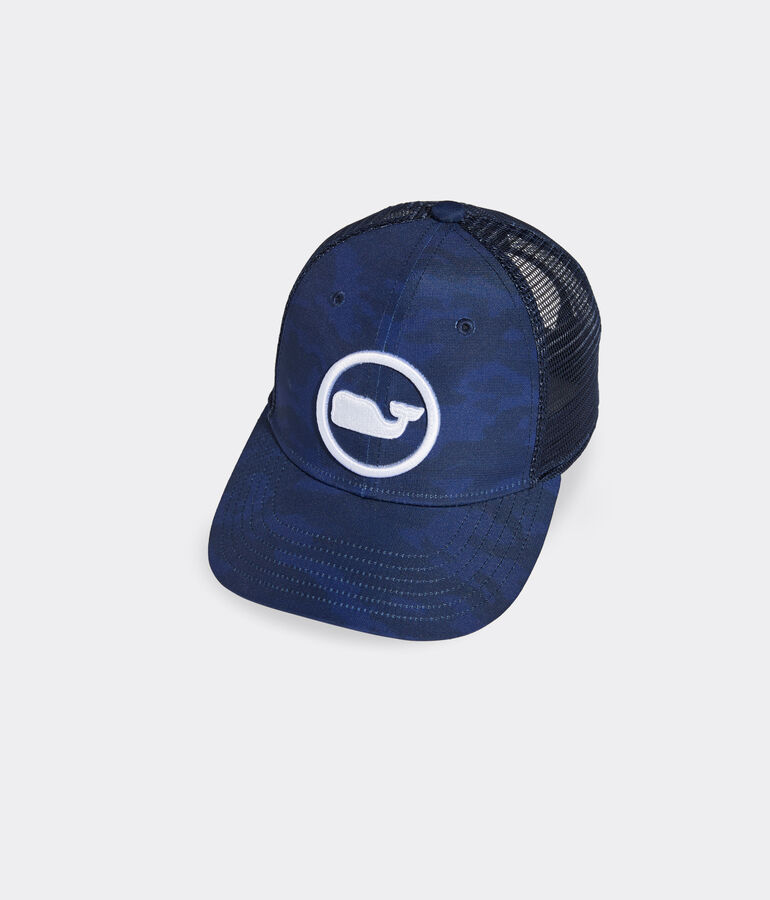 Camo Whale Dot Trucker