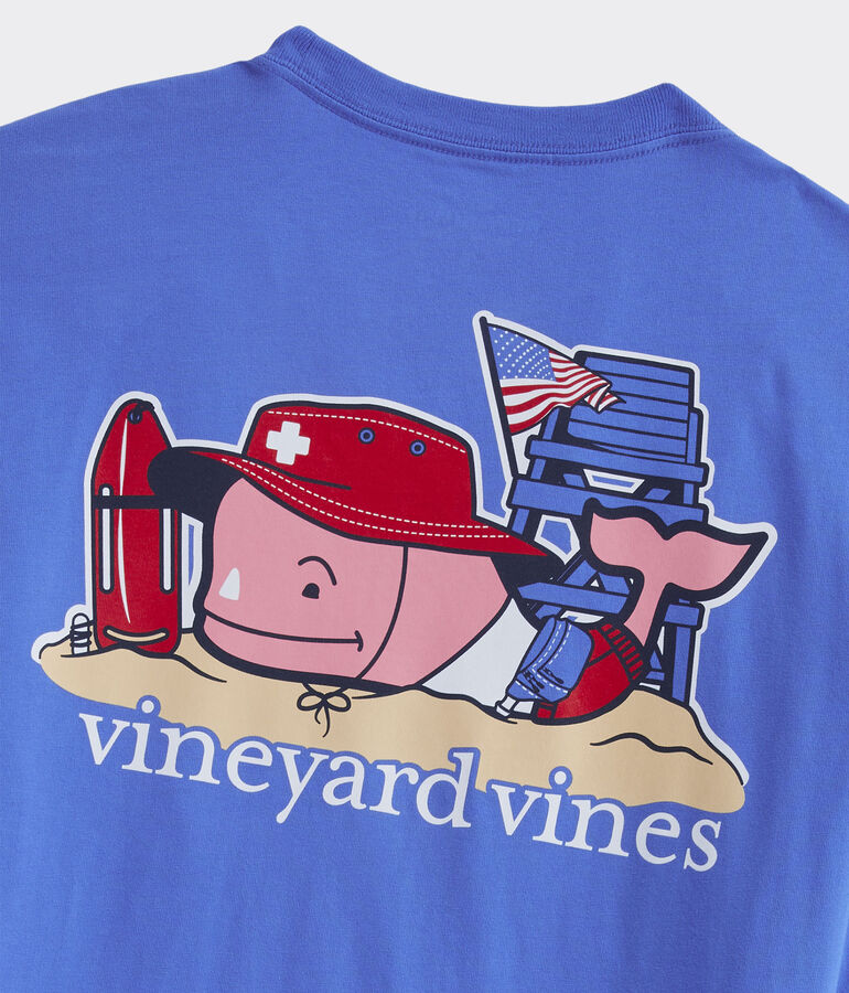 Lifeguard Whale Short-Sleeve Pocket Tee