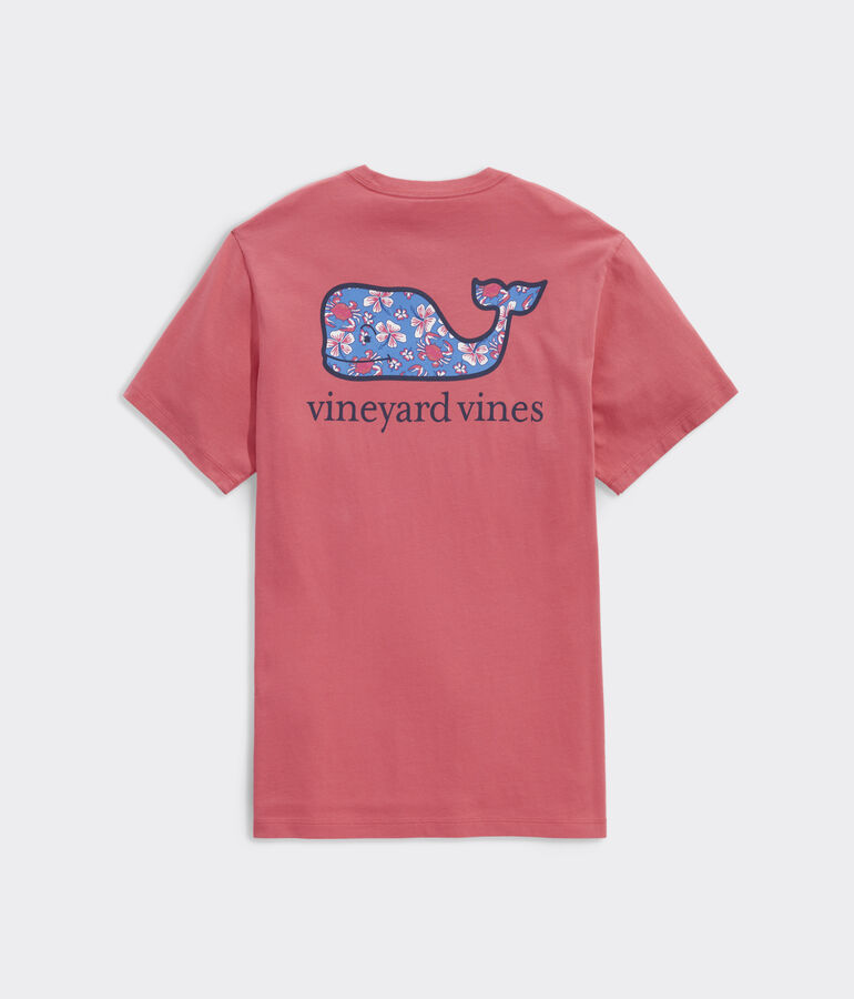Vintage Chappy Crab Whale Short-Sleeve Pocket Tee