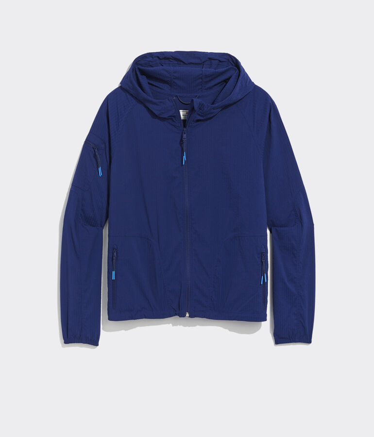Harbor Seersucker Packable Anorak