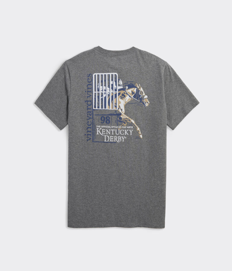 Kentucky Derby Out Of The Gate Short-Sleeve Pocket Tee