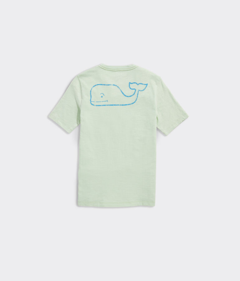 Boys' Garment-Dyed Vintage Whale Short-Sleeve Tee