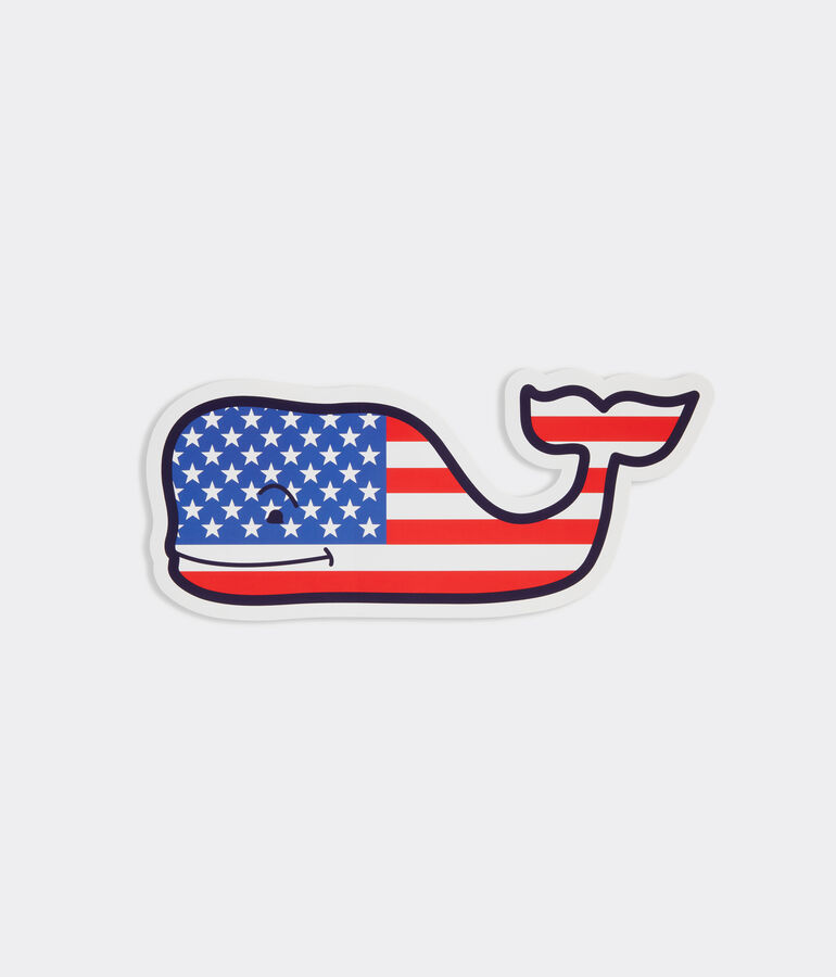 Flag Whale 12 Sticker