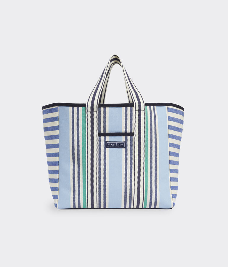 Blocked Stripe Tote
